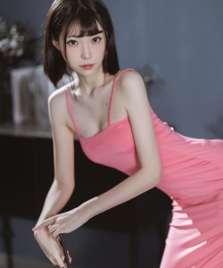许岚LAN -粉色长裙 [40P-296MB]